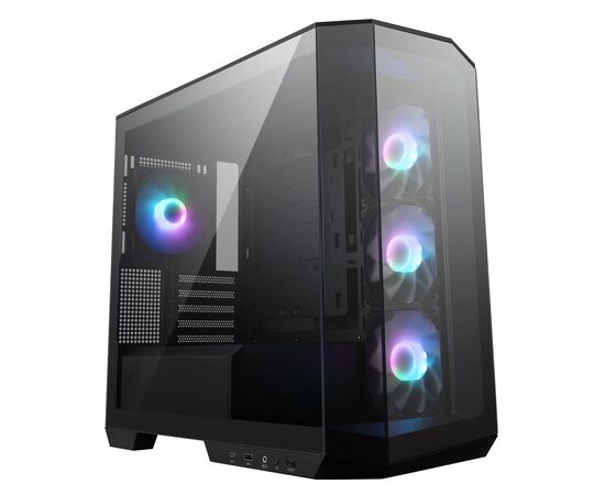 Корпус MSI Mag Pano M100 R PZ (306-7 G24 R25-HH9) Mini Tower (MATX, USB 3.2 Gen 1, USB Type-C, 4x120mm ARGB Fan, TG)