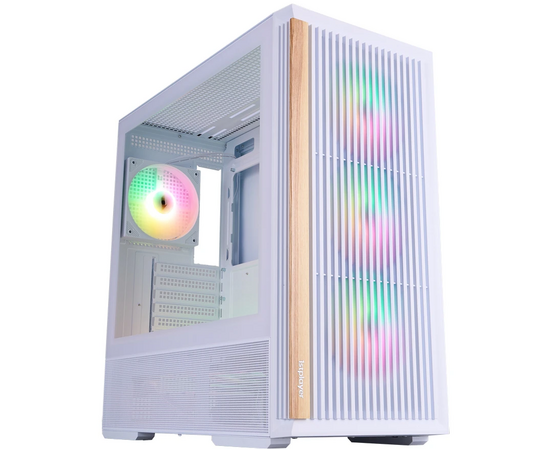 Корпус 1 STPLAYER WD7 ARGB White (WD7-WH-4 FA7-W-2 FA7 R-W) / ATX / 6x120mm ARGB fans
