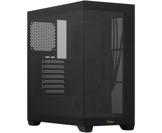 Корпус Ocypus Gamma C72 BK (Gamma-C72-B-KD000 XX-GL) ATX / win / black / no PSU / Tempered Glass
