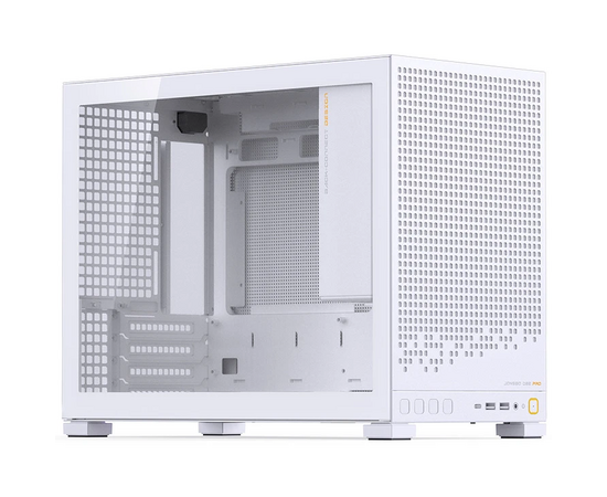 Корпус JONSBO D32 Pro White без БП, боковая панель из закаленного стекла, mini-ITX, micro-ATX, белый