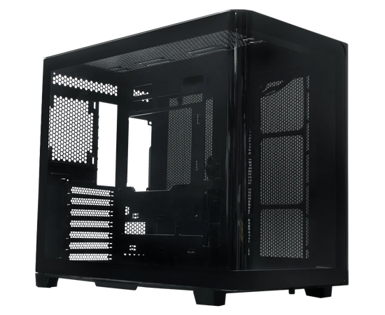 Корпус XASTRA QR600 0 F-UC (QR600-0 F-UC-L) Black ATX/Aquarium/Curve Glass/Led Strip/No fans/Type-C