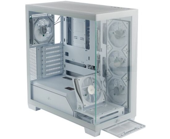 Корпус Eurocase M9 Max-Fish tank e ATX, (M9 MAX 2 ARGB 3_0_2 White) белый