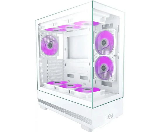 Корпус PCCOOLER C3 Q500 (c3q500whd000-gl), без БП, ATX, белый