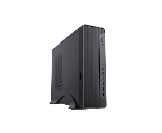 Корпус Foxline FL-418 black (FL-418-SFX400-U32 C) m ATX Desktop 400 W, w/PSU SFX w/2x USB3.0+2x USB2.0+1x Type-C (USB2.0)