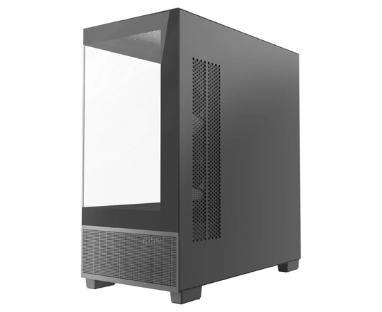 Корпус Powercase Vision Micro S3 B (CVMMSB-A3), Tempered Glass, Type-C, 3x 120mm ARGB PWM Fan, чёрный, m ATX