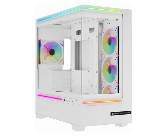Корпус Thermalright M10 White Fan4-M (TRTLM10 WF4 M) / TG / 4x120mm ARGB PWM Fans / USB Type-C / m ATX