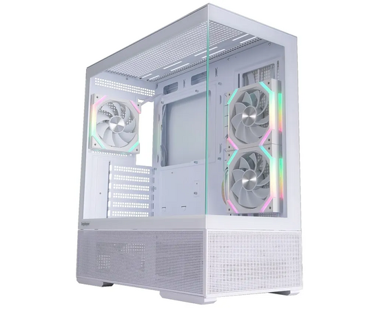 Корпус 1 STPLAYER CV7 ARGB White (CV7-WH-2 FAR-W-2 FH7 R-W-1 FH7-W) / ATX / 3x120mm ARGB 2x120mm fans