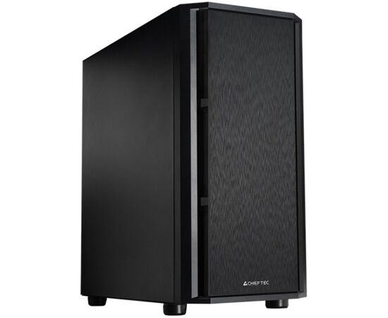 Корпус CHIEFTEC Pro Mini AZ-01 B-OP без БП, звукоизоляция, черный, m ATX