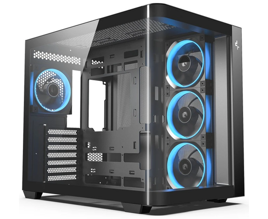 Корпус Deep Cool CG530 U 4 F (r-cg530u-bkaga4-g), без БП, ATX, черный