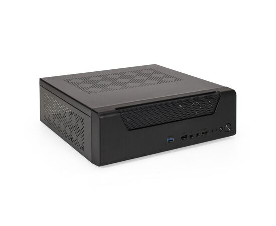Корпус Exe Gate FL-102 EX294018 RUS Desktop (mini-ITX, без БП, 2*USB+1*USB3.0, аудио, черный)