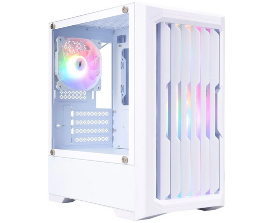 Корпус 1 STPLAYER Bullet Hunter H2 White (H2-WH-4 F1-W) / m ATX / 4x120mm FRGB fans