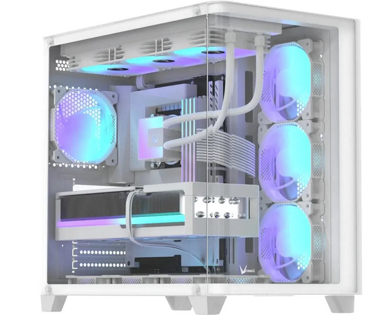 Корпус Formula Crystal U2, ATX, Midi-Tower, без БП, белый