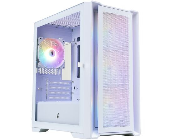 Корпус 1 STPLAYER Trilobite T4 Mesh FRGB White (T4-WH-4 F1-W) / m ATX / 4x120mm FRGB fans