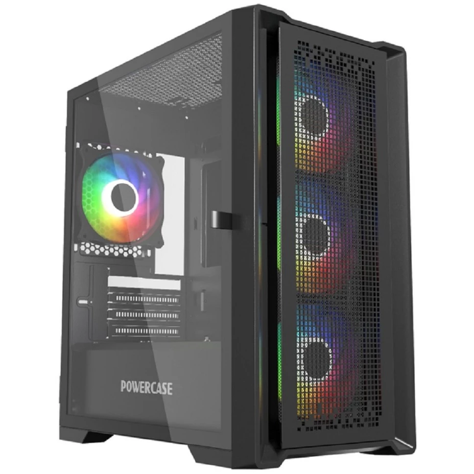 Корпус Powercase ByteFlow Micro Black